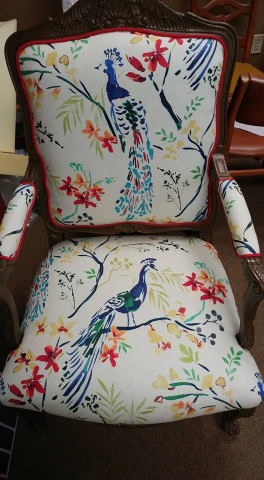 Upholstery Fabric With Floral Design — Tallahassee, FL — Jones Upholstery LLC
